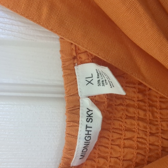 Orange Twist-Front Top - Picture 3 of 4